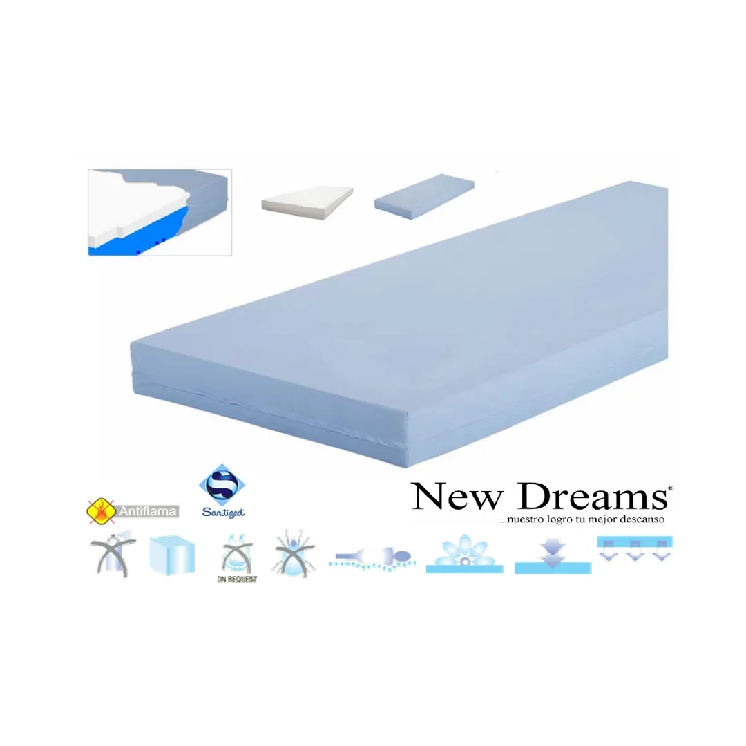 Colchón SANITARIO VISCOPUR 3D 21 cm  New Dreams