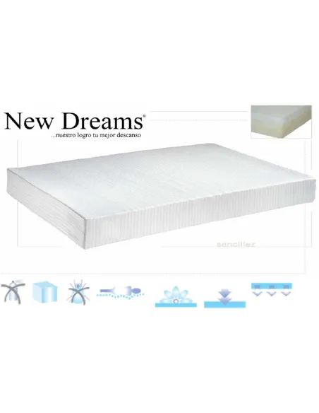Colchón ECOVISCO 16 cm. New Dream