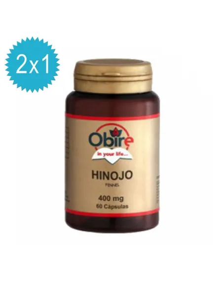 Hinojo 400 mg. 60 Cápsulas 2x1 Obire
