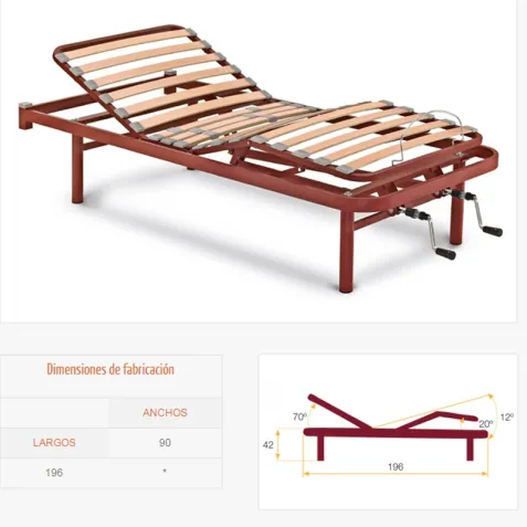 Cama Articulada Manual LEIVA  Tecnimoem 2