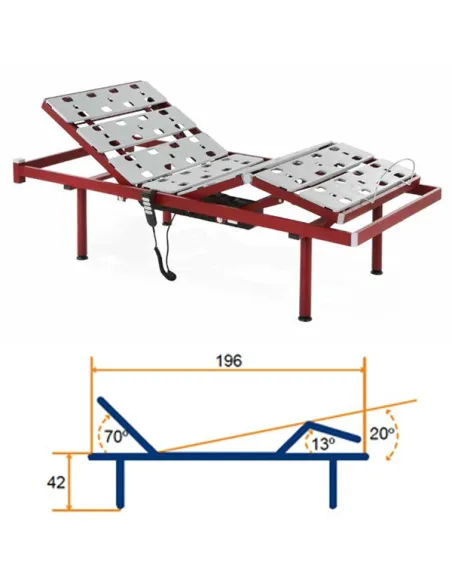 Cama Articulada Eléctrica LEZA Tecnimoem