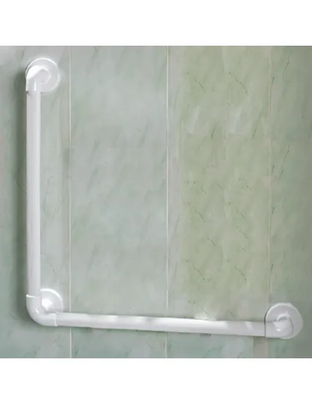 Barra Baño Estriada Angular 90º en ABS