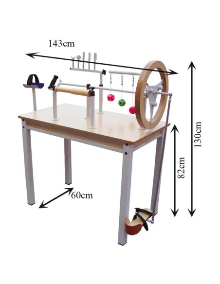 Mesa de Manos y Pies Metálica