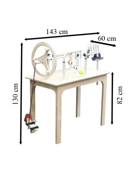 Mesa de Manos y Pies Metálica