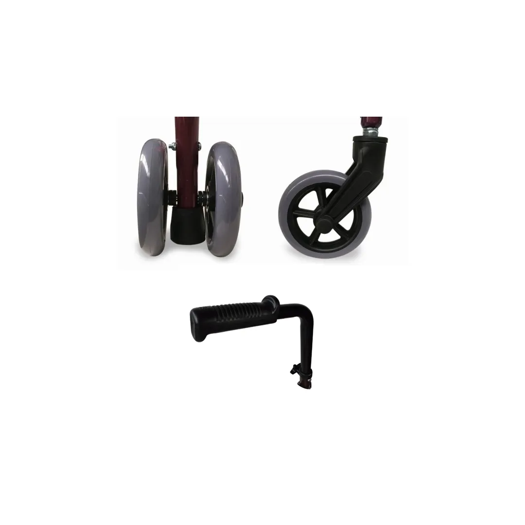 Andador Rollator PRADO con Frenos por Presión