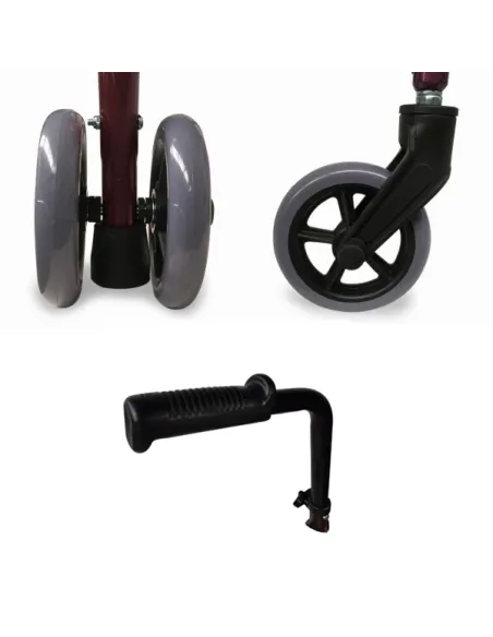 Andador Rollator PRADO con Frenos por Presión