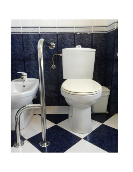 Asidero Barra Baño Acero Inoxidable Suelo Pared