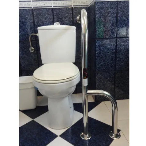 Asidero Barra Baño Acero Inoxidable Suelo Pared 2