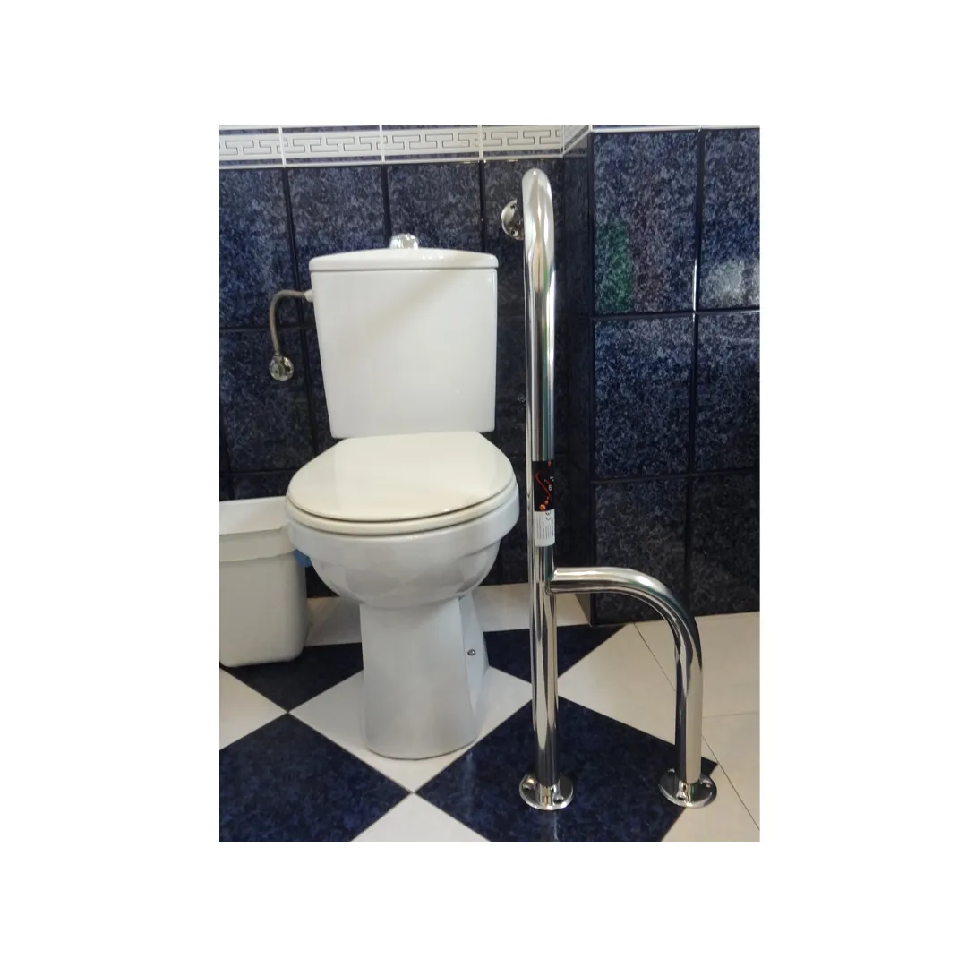 Asidero Barra Baño Acero Inoxidable Suelo Pared