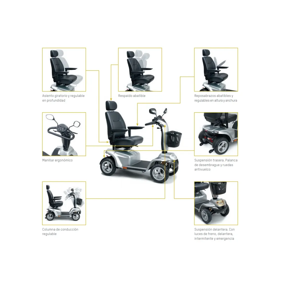Scooter 4 Ruedas I-GALAXY Apex Medical