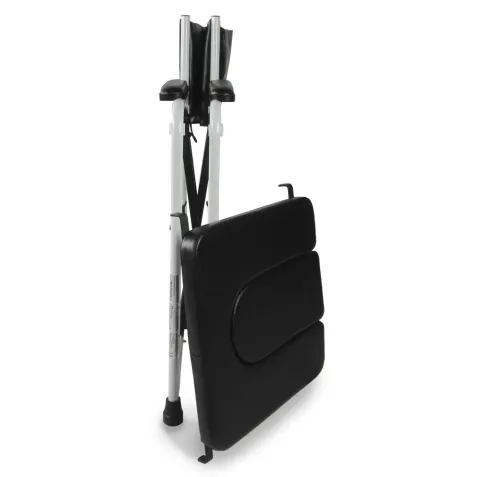 Silla con WC/inodoro plegable EBRO de acero con tapa 2