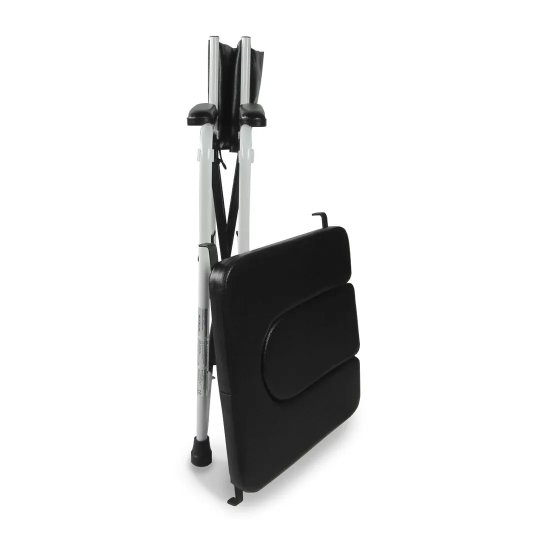 Silla con WC/inodoro plegable EBRO de acero con...