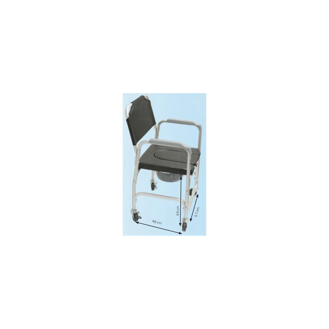 Silla de Ruedas para Ducha con WC 21691