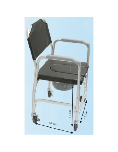 Silla de Ruedas para Ducha con WC 21691 Silla de Ruedas para Ducha con WC 21691