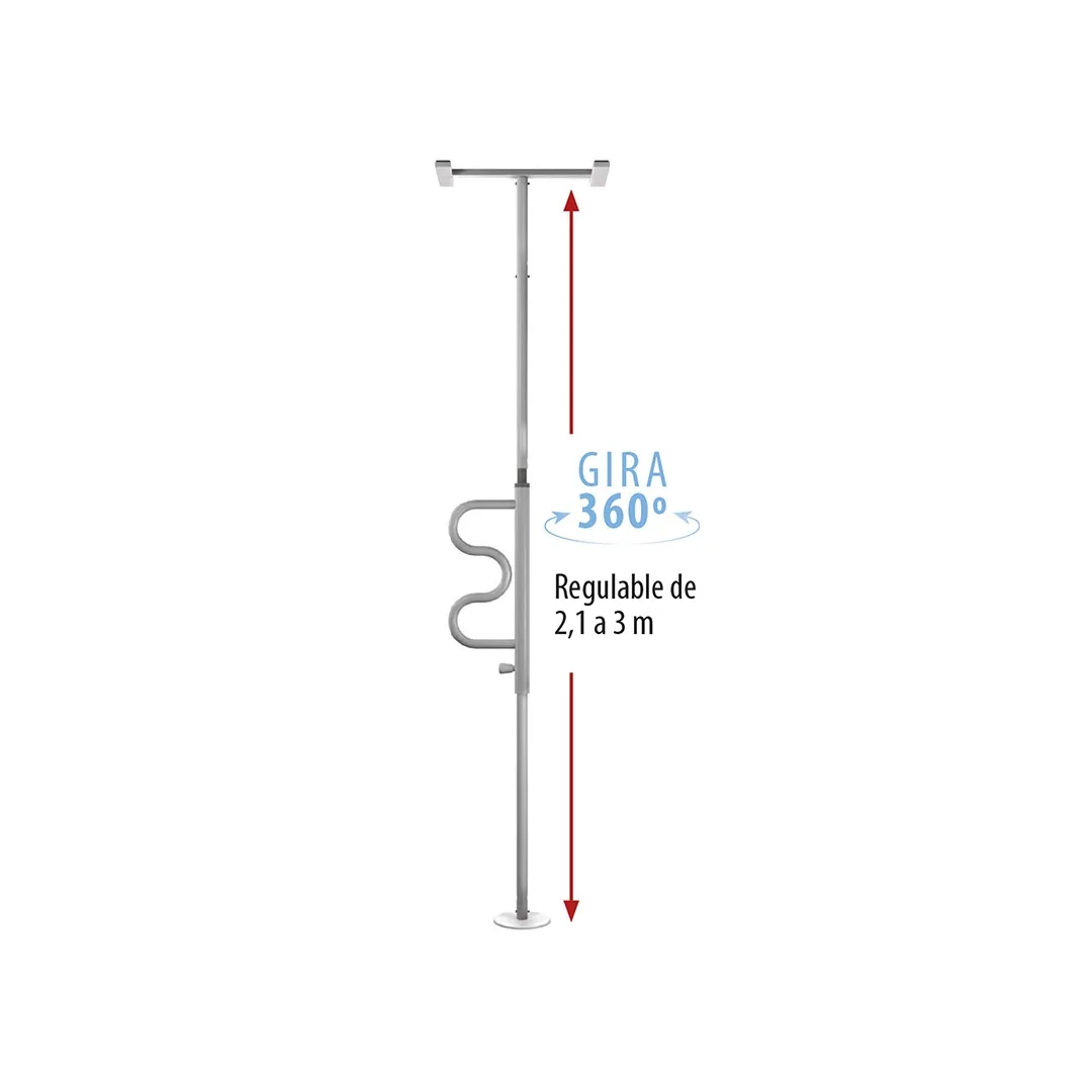 Asidero Ayudas Dinámicas de columna, para incorporación de personas con movilidad reducida