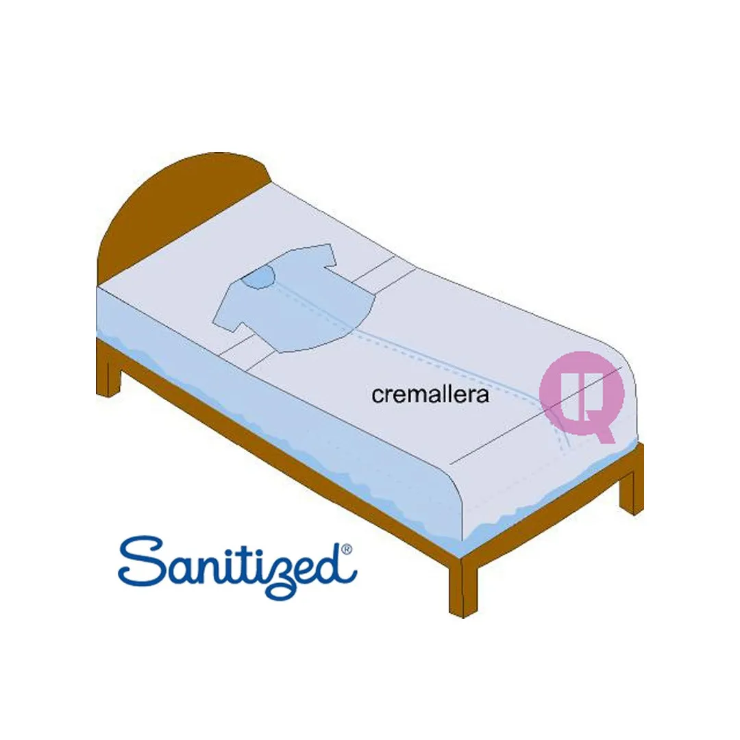 Pijama Sábana de Sujeción para Cama sin Mangas o con Mangas Largas