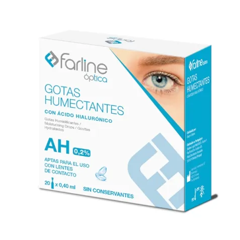 Farline Gotas Humectantes 0,2% AH (20 x 0,40 ml)