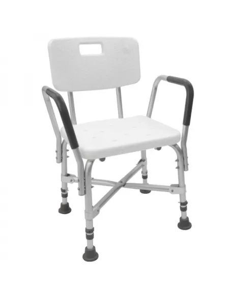 Silla de Ducha Reforzada con Reposabrazos