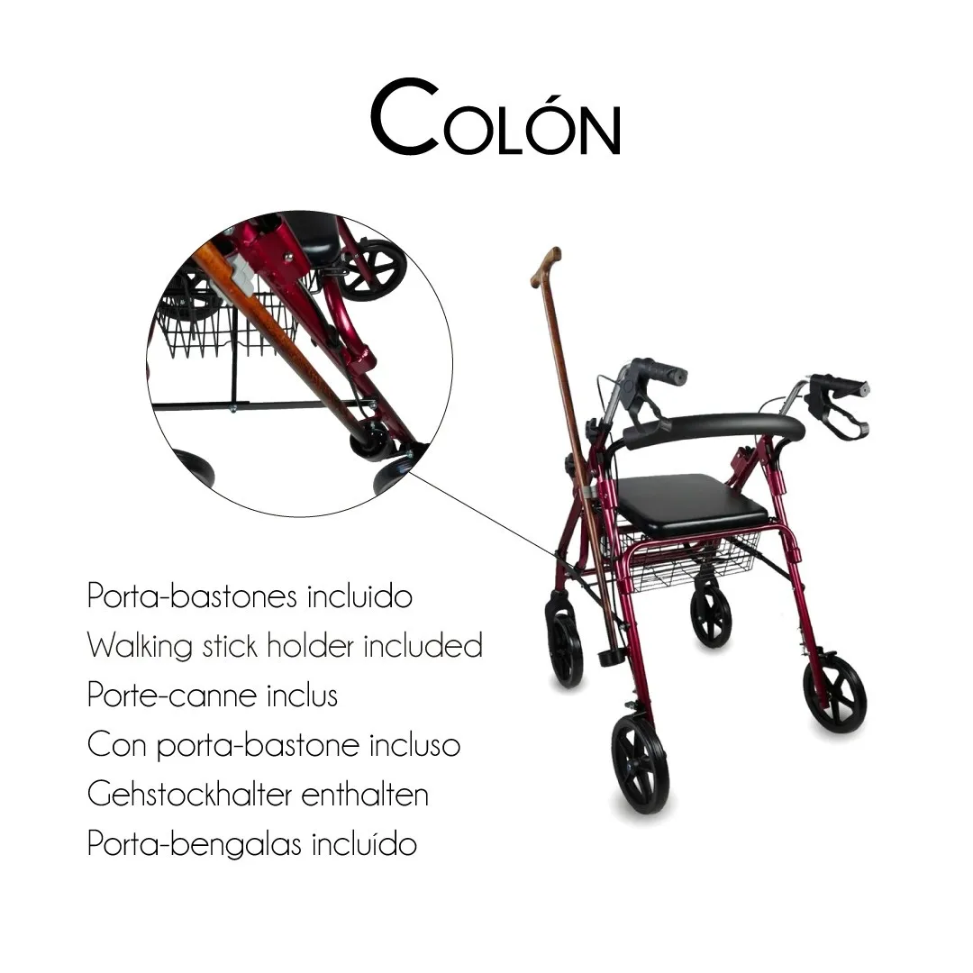 Andador Rollator Silla de traslado COLON