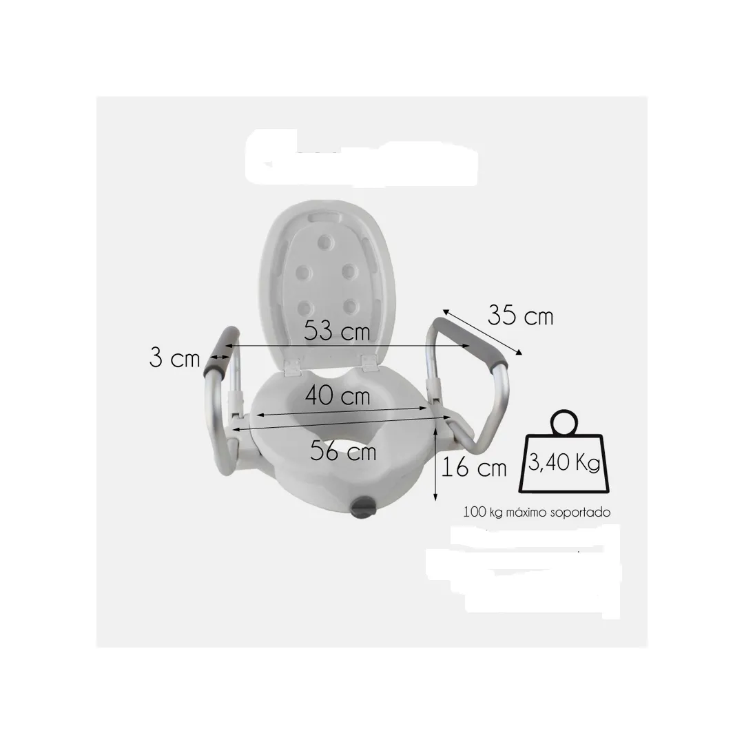 Elevador de Wc GUADIANA con Reposabrazos