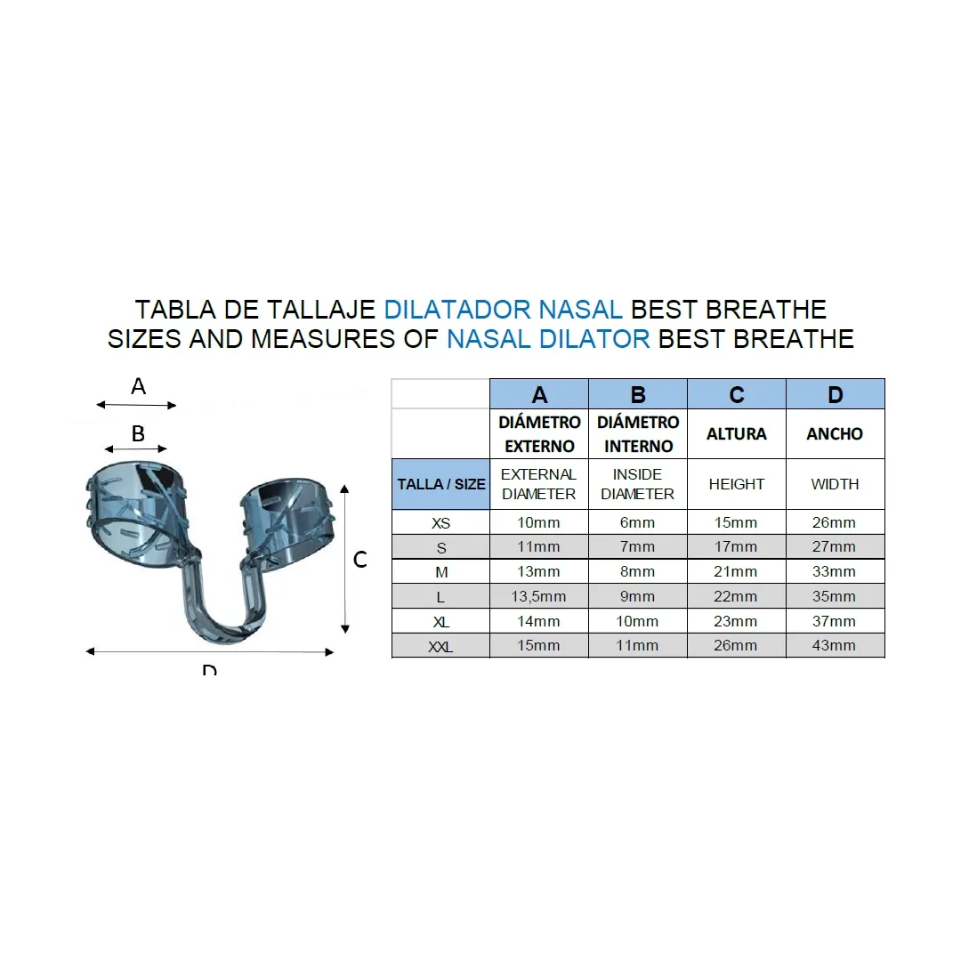Best Breathe Dilatador Nasal Caja de 2 Unidades...
