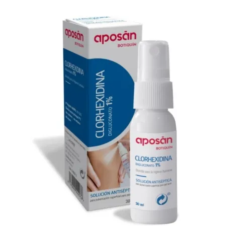 Clorhexidina al 1% 30 ml Aposan