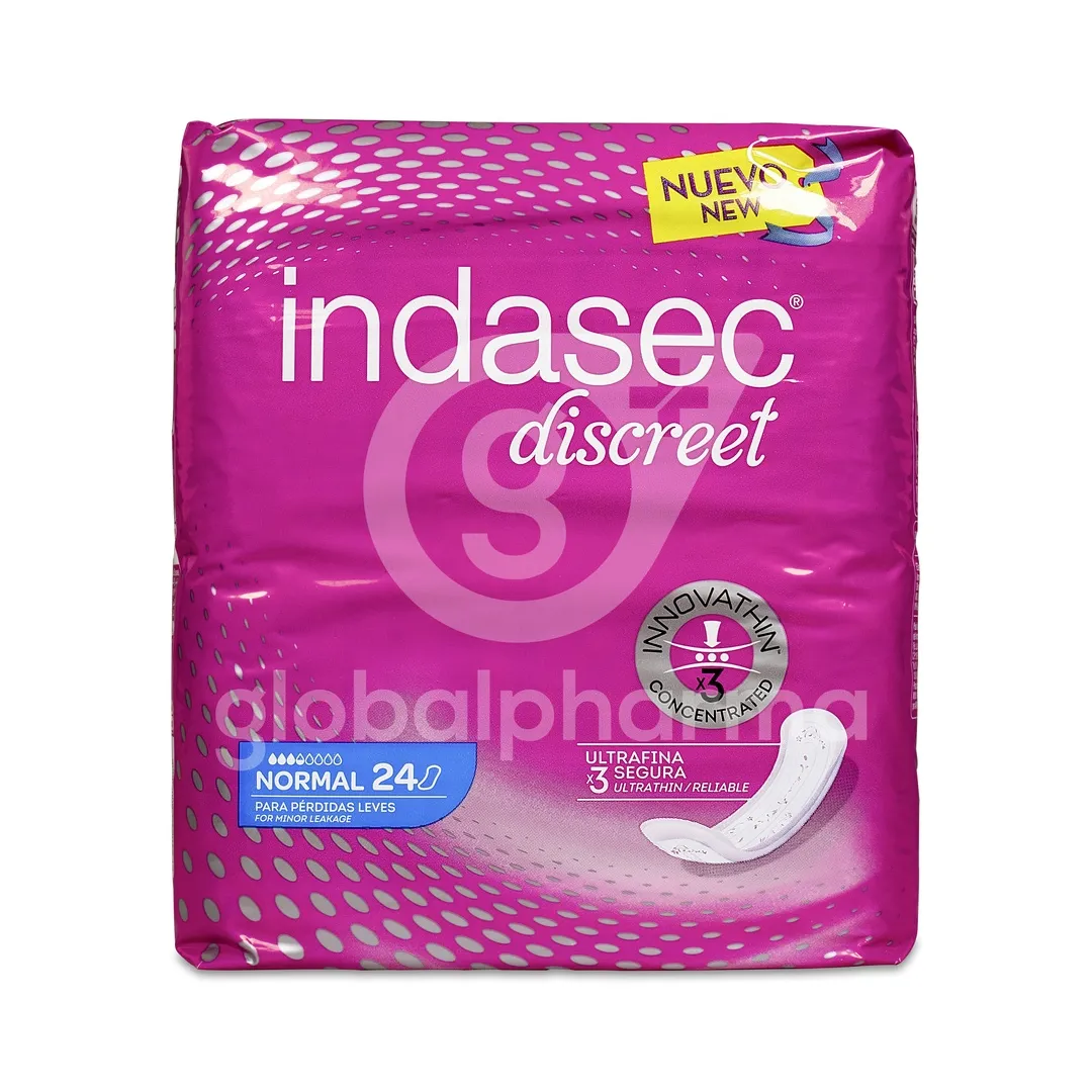 Indasec DISCREET NORMAL 150 ml 24 Unidades