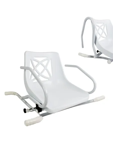 Asiento Giratorio de Bañera STROMBOLI con reposabrazos Abatibles