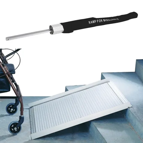 Rampa Enrollable de 90 cm para Sillas de Ruedas 2