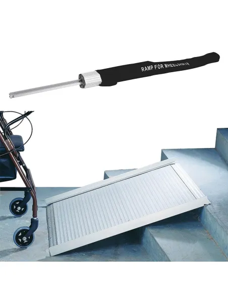Rampa Enrollable  de 90 cm para Sillas de Ruedas