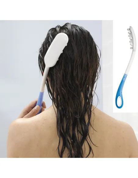Cepillo para Lavarse el Pelo con Mango Largo