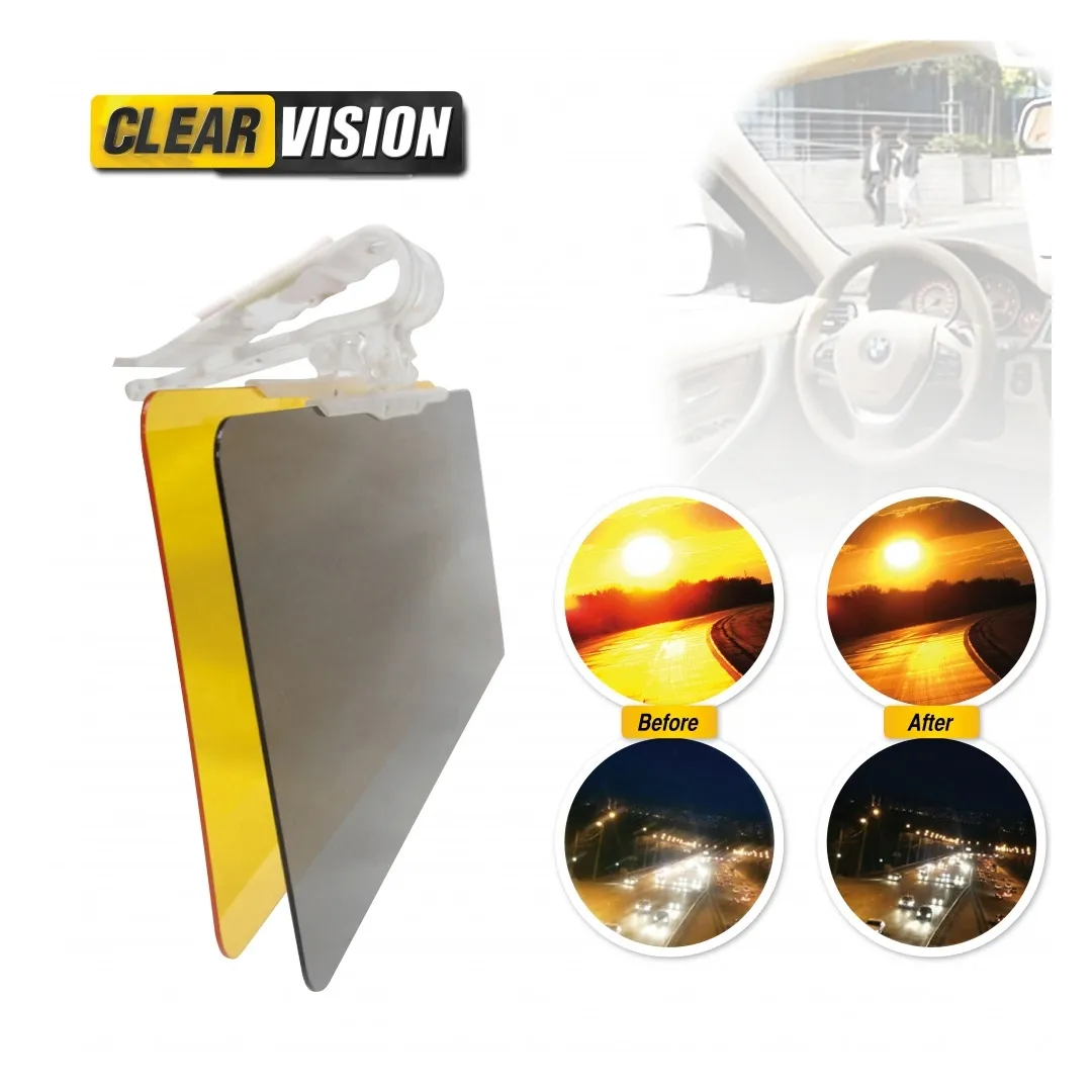 Mejora tu visión con Clear Vision para el Colocar en el Quitasol de tu Coche