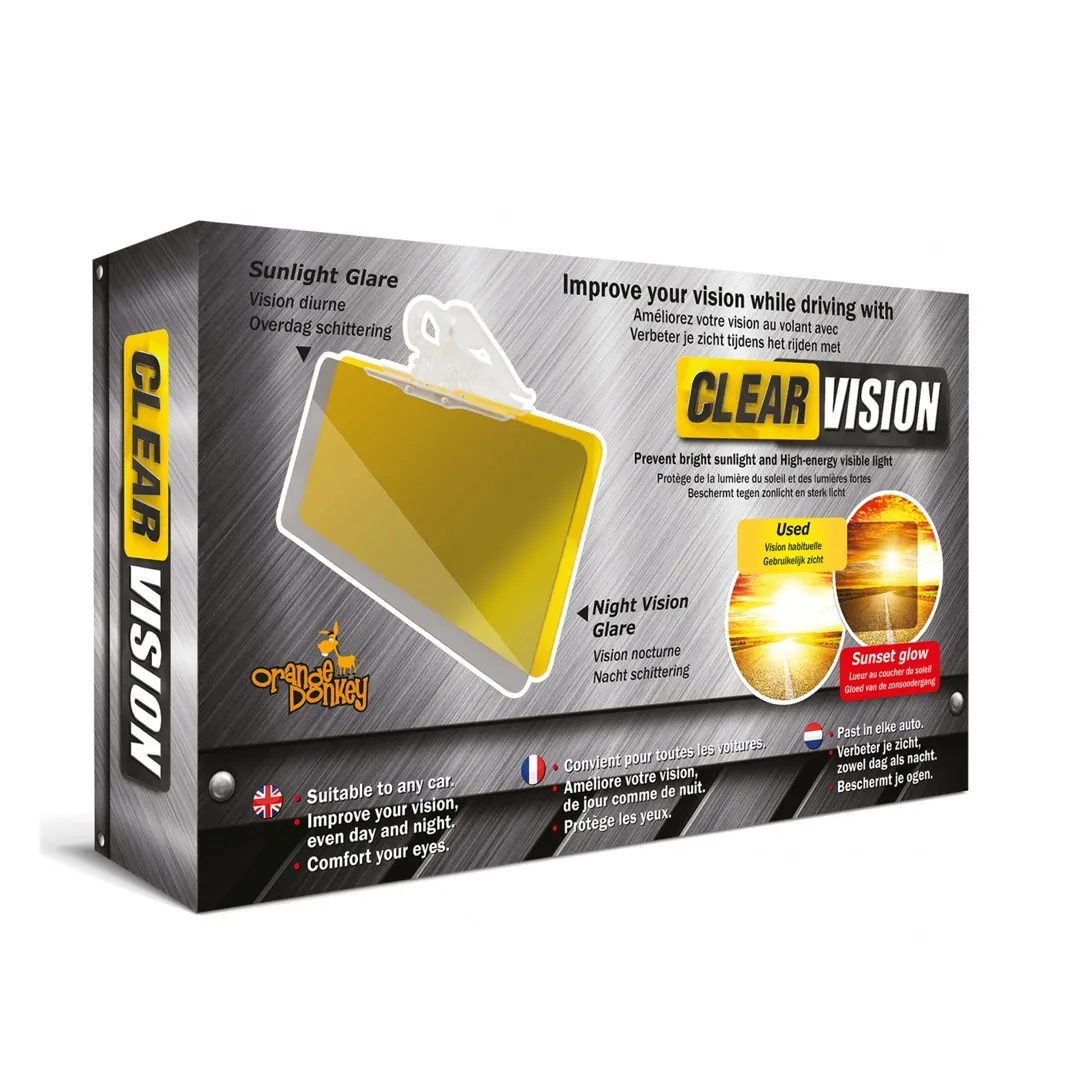 Mejora tu visión con Clear Vision para el Colocar en el Quitasol de tu Coche