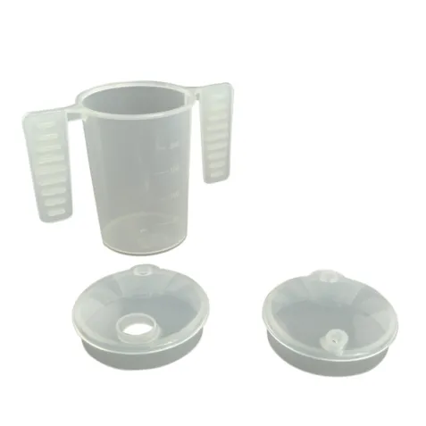 Vaso Tazón con Asas y Tapas con Boquillas 2