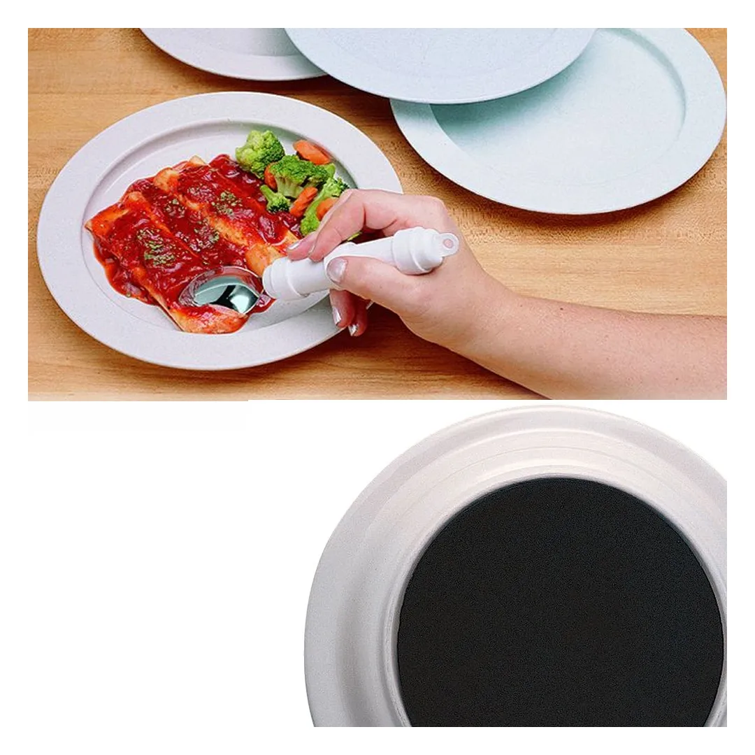 Plato Antideslizante con Borde Alto