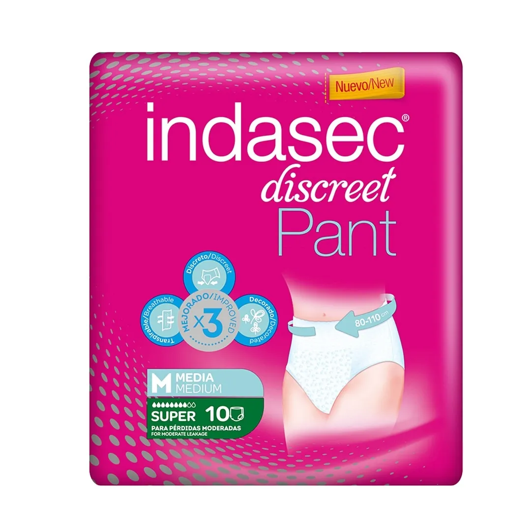 INDASEC Discreet Pant SUPER  Talla Mediana