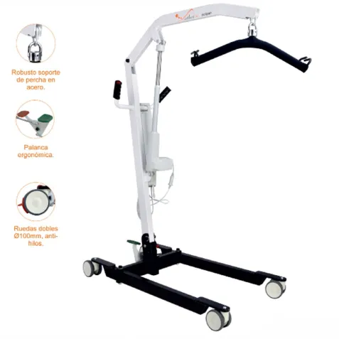 Grúa de Traslado Hidráulica ECLIPSE 150 Plegable con Arnés