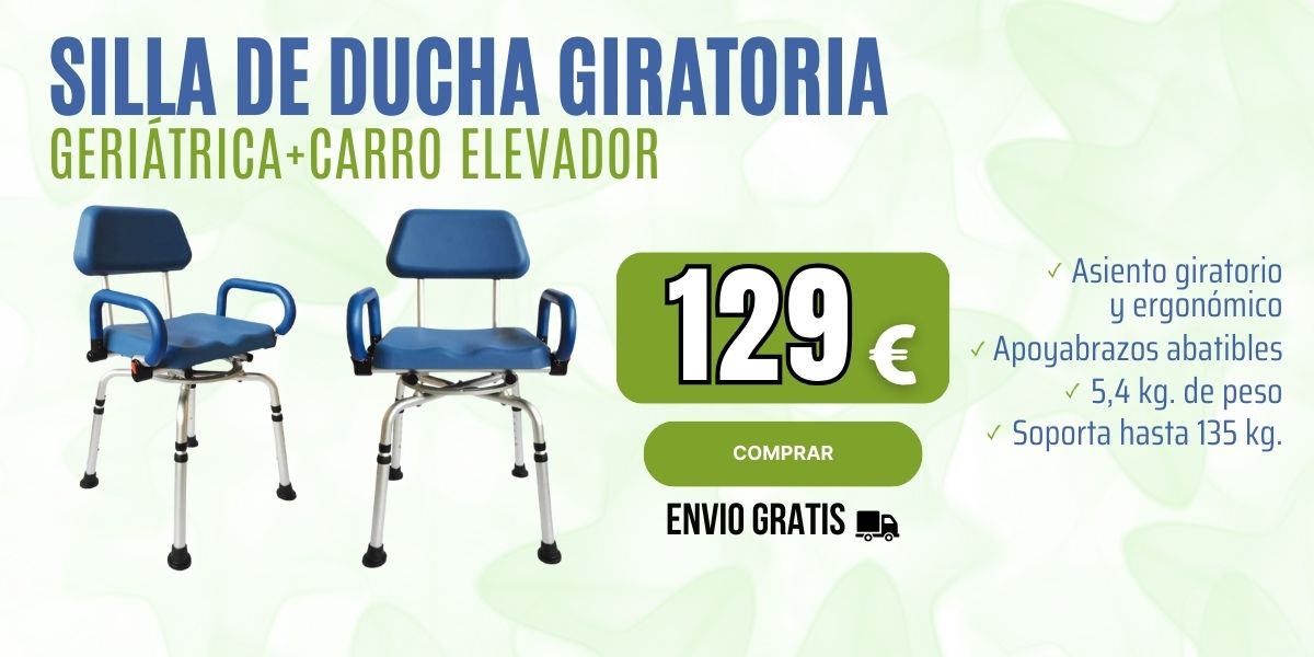 Silla de ducha giratoria con Soft