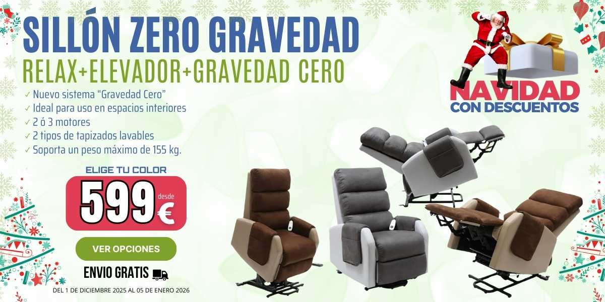 Sill&oacute;n ZERO Gravedad. Sill&oacute;n Relax, Incorporador y Gravedad Cero